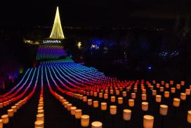 The Luminaria at Thanksgiving Point has some of the best Christmas lights in Salt Lake City.