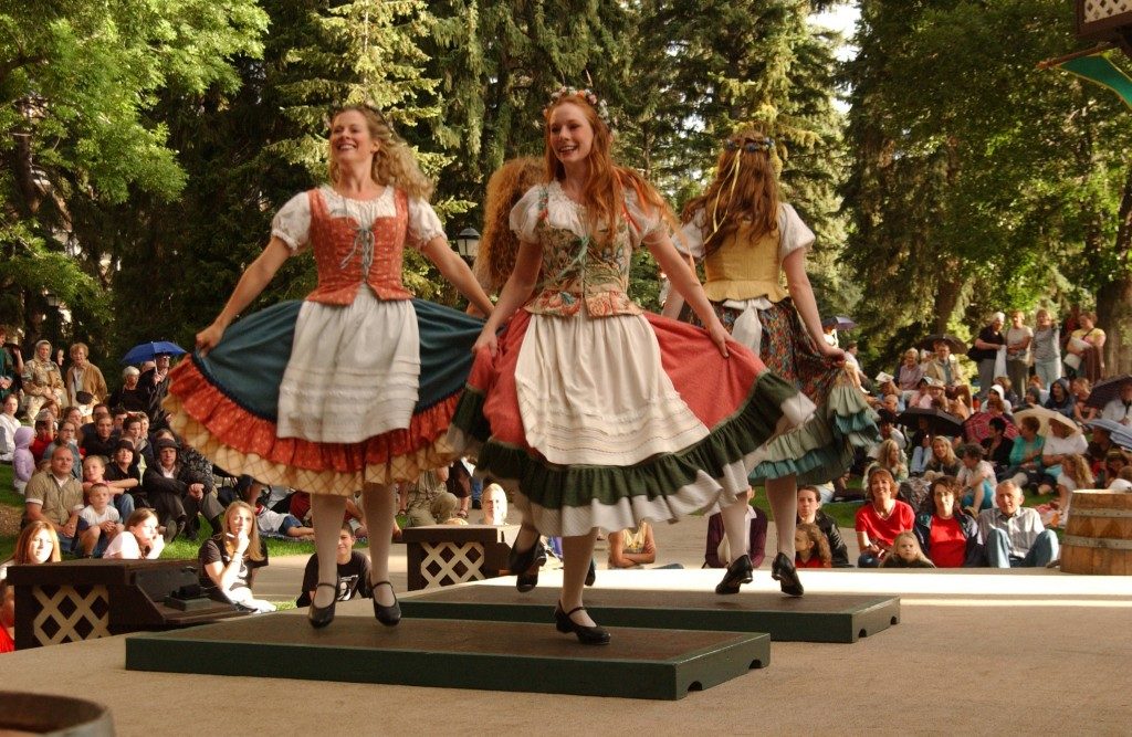Dancers at the Shakespeare Festival