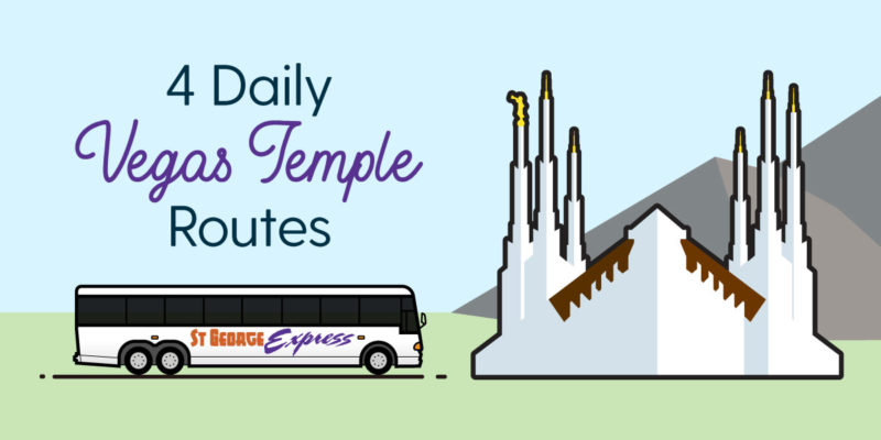 St. George Express Las Vegas LDS Temple Route