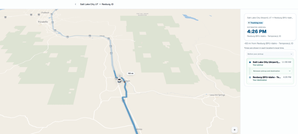 salt lake express bus tracker